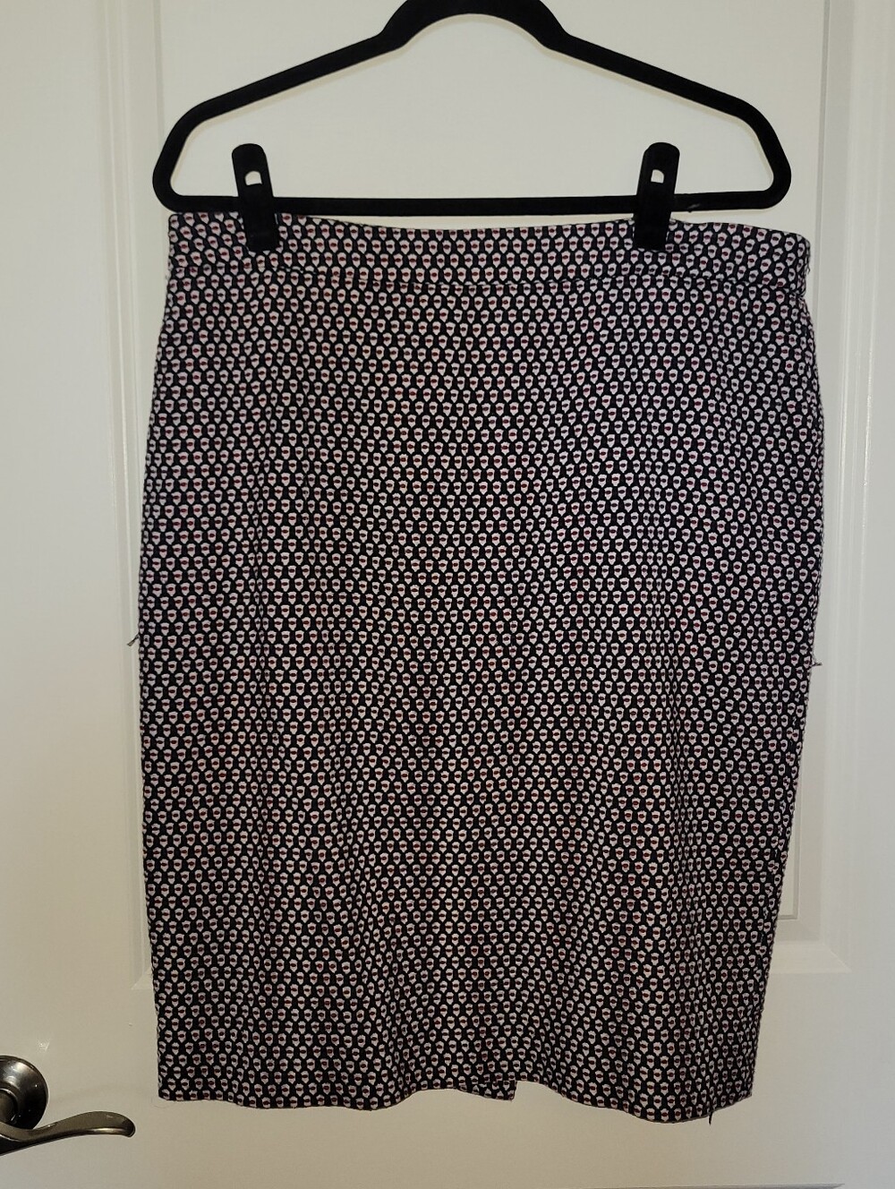 J. Crew Tweed Printed Pencil Skirt